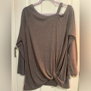 Super cozy light brown sweater.